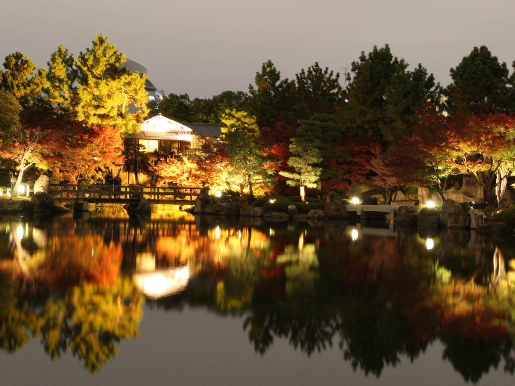 徳川園の紅葉祭