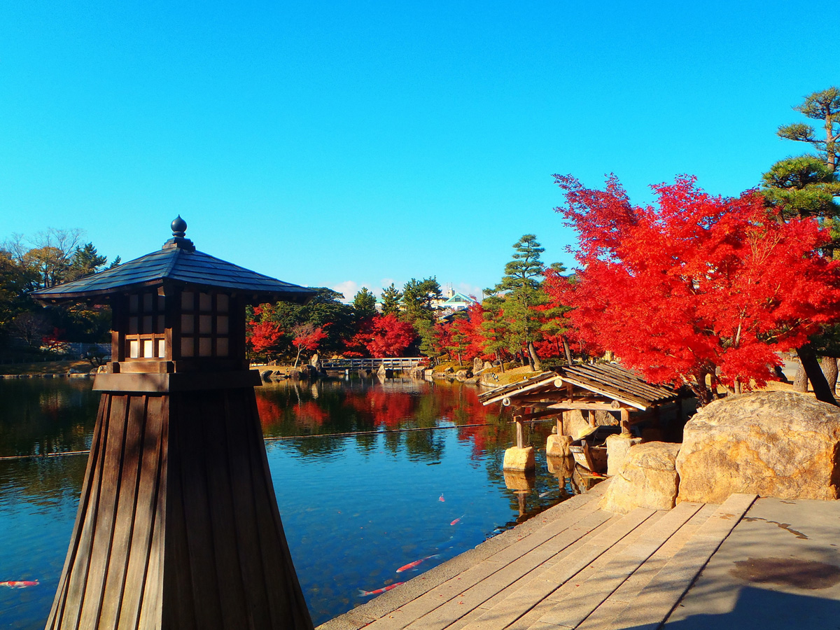 徳川園の紅葉祭